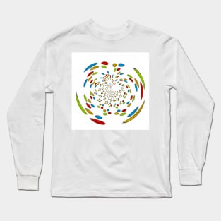 Colorful abstract pattern Long Sleeve T-Shirt